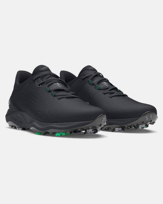 Men's UA Drive Pro Wide Golf Shoes in Black image number 3